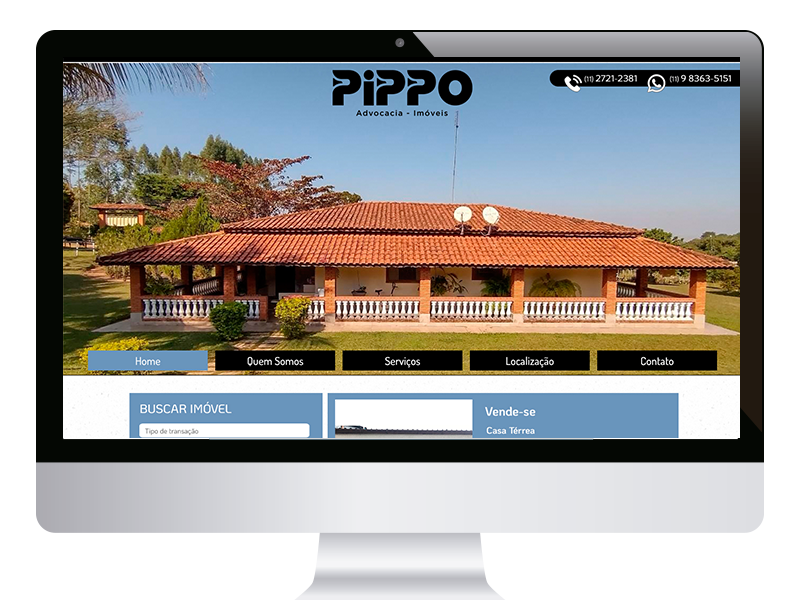 https://www.crisoft.eng.br/s/543/designer-de-sites-para-imobiliaria-sao-pedro - Pippo Imóveis